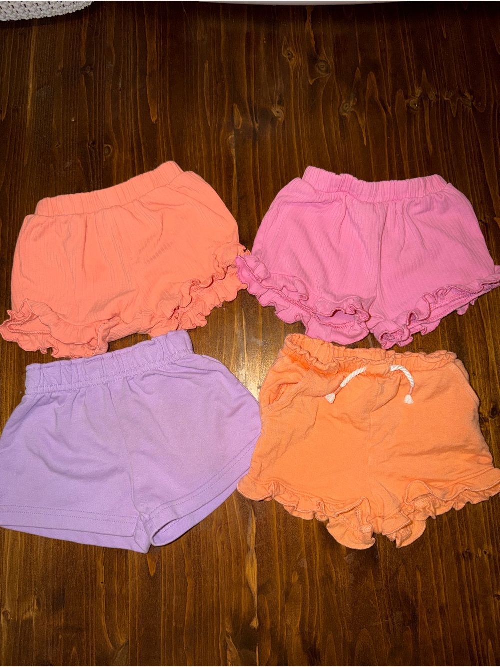 Garanimals Girls' Shorts Set - Pink, Orange, Lavender